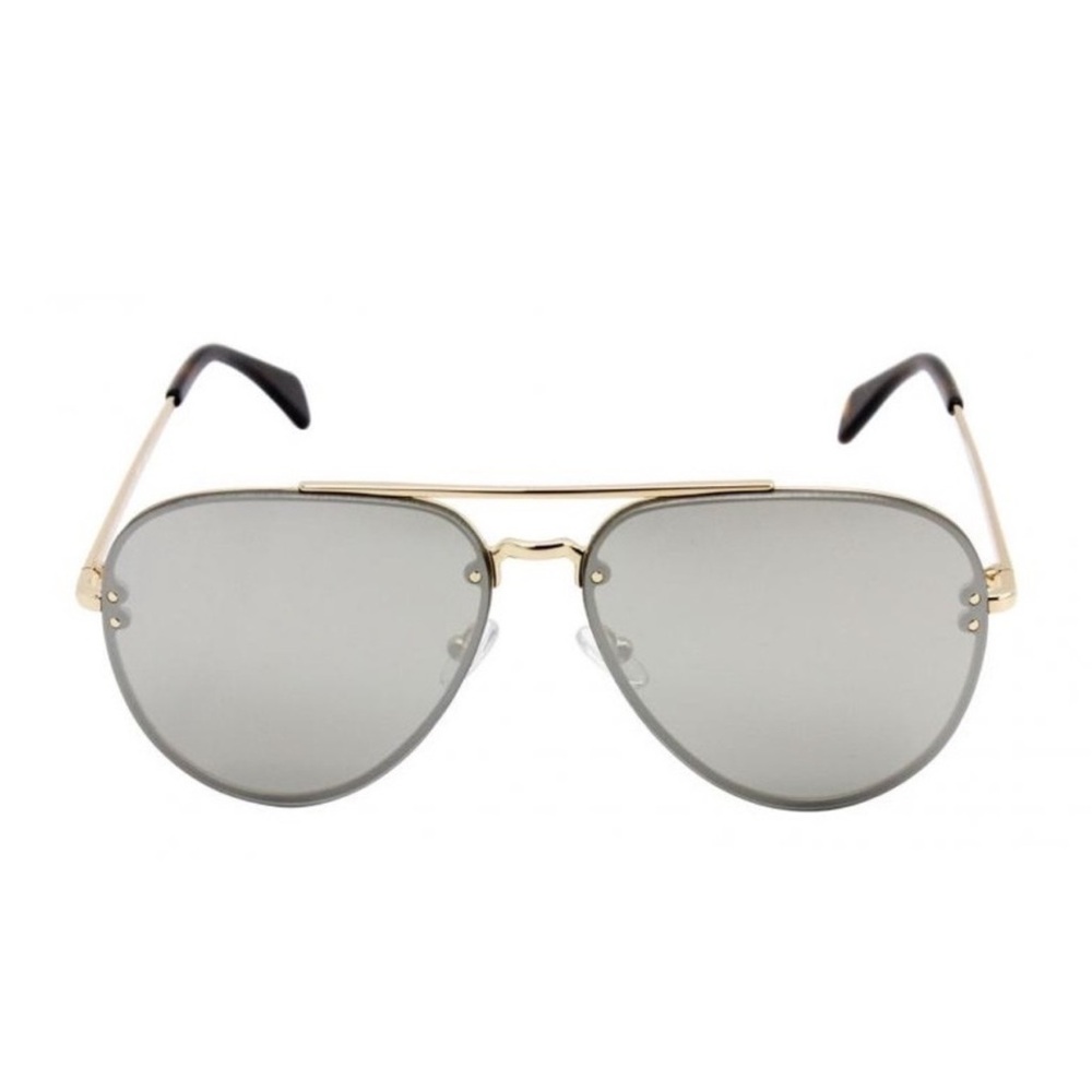 Celine Women Sunglasses Céline CL 41391/S J5G SS Gold Metal Frame Aviators Gray